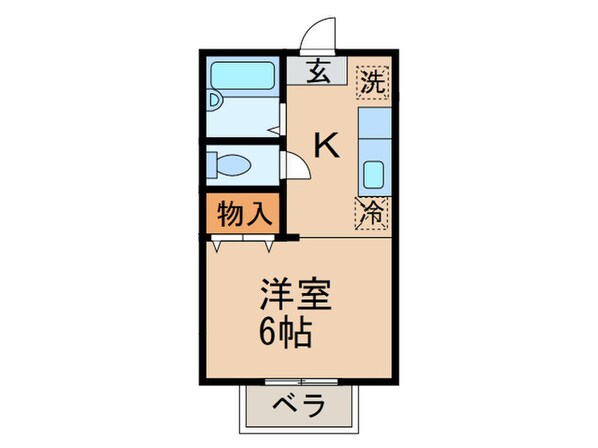 ルーブル折尾の物件間取画像